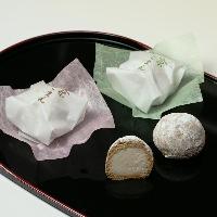 京こまん詰合せ　　（こしあん3個と抹茶3個の詰合せ）