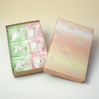 京こまん詰合せ　　（こしあん3個と抹茶3個の詰合せ）