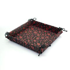 忘れな盆　手まり猫(赤)