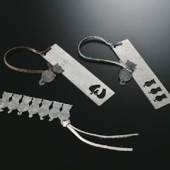 純銀　しおり　猫物語