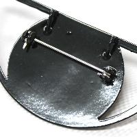 京象嵌　ブローチ　【鳳凰　透かし】