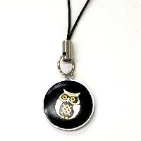 京象嵌　ストラップ　【ふくろう】