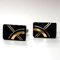 京象嵌　カフス　【抽象柄】