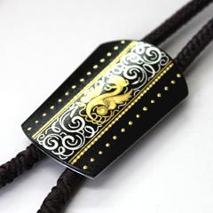 京象嵌　ループタイ　【鳳凰】