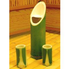 青竹とっくり＆おちょこ(2個)セット