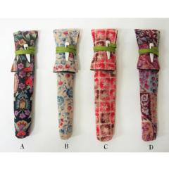 唐様三昧筆ペン 花更紗柄