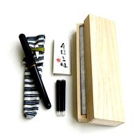 唐様三昧筆ペン 縞更紗柄