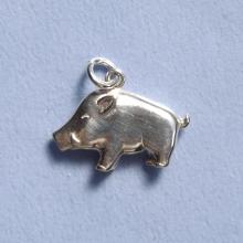 銀製 干支根付(半立体)