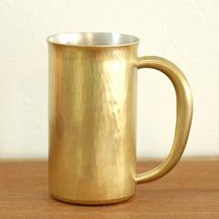 真鍮製ビアジョッキ