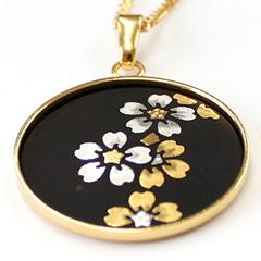 「SAKURA」ペンダント　〜金メッキ〜