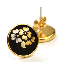 「SAKURA」ピアス　〜金メッキ〜