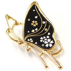 「SAKURA」ブローチ　『片羽蝶』