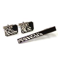 カフス・タイドセット　『ゼブラ』