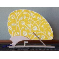 からかみ千鳥うちわ