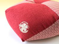 【還暦のお祝いに】「366日の花個紋」おじゃみ座布団