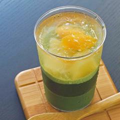 抹茶ダブルテイストプリン