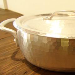 アルミ製オーバル型両手鍋（深型９.５ｃｍ）