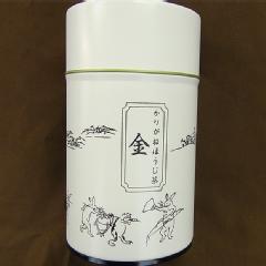 かりがねほうじ茶「金」110g　専用缶