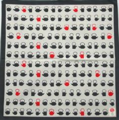 綿の風呂敷 日本のかたち 鉄瓶 50