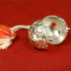 銀製　香玉　桜