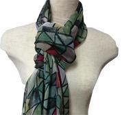 ステンドガラス・グリーン系（525-B）