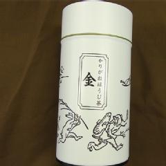 かりがねほうじ茶「金」195g　専用缶