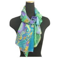 ペイズリーマーブル・ブルー系（514-A）