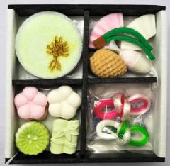 季節のお干菓子「千代の扇」