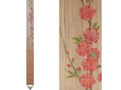 【洛柿庵】細タペストリー「桃の花」