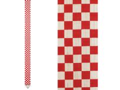 【洛柿庵】細タペストリー「市松Red 小」 