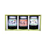 のり瓶佃煮3点セット