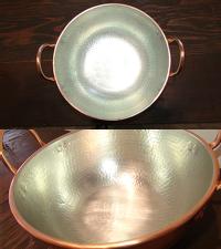 銅製ジャム鍋（内側スズあり・24cm）