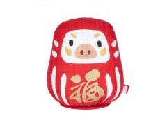 【大入DESIGN】手染め麻人形 「福だるま・うり坊」