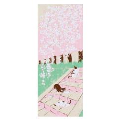 飾り手拭「日向ぼっこ」