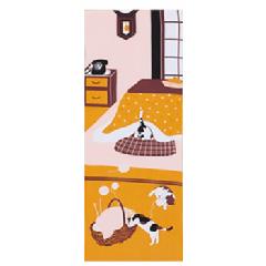 飾り手拭「こたつねこ」