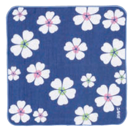 いせ辰 タオルハンカチ花