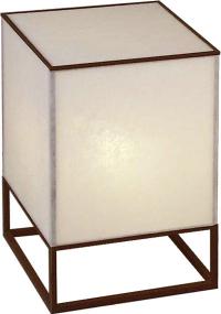 べんがら塗額足付角スタンド