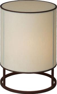 べんがら塗額足付丸スタンド