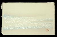 神坂雪佳　木版画　小波