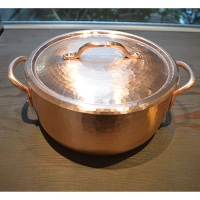銅製両手鍋（直径21cm）