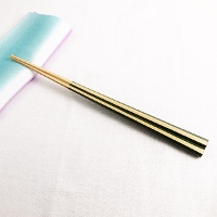 「京の色どり　八角竹　山葵色」箸