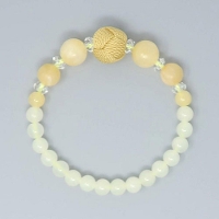 一凛ブレスレット　イエローオニキスジュエリータイプ
