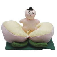 ちりめん 桃から生まれた桃太郎