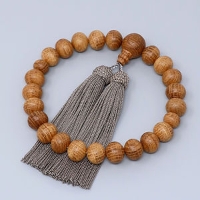 ウィスキーウッド　念珠　男性用サイズ　ウィスキー樽染房