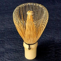 晒竹　茶せん　八十本立