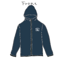 【郵送】オリジナルドライスウェットジップパーカー■（全４色）